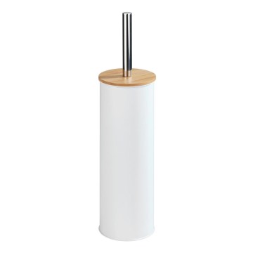 WENKO 24393100 - WC krtača TORTONA 9,5x38,5 cm bela/rjava