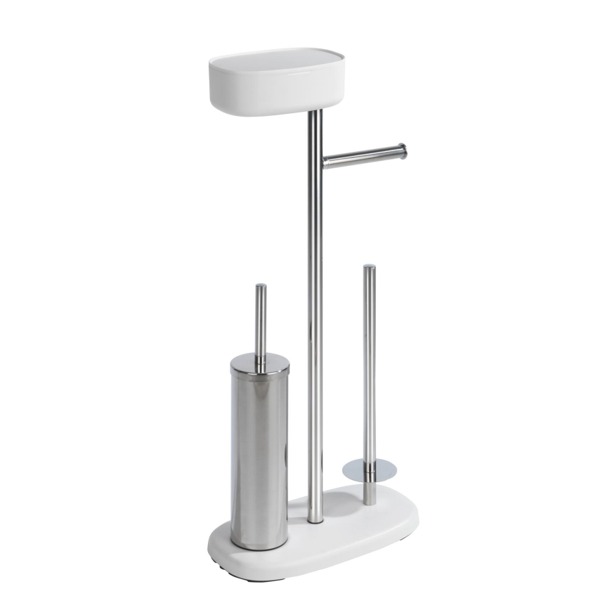 WENKO 24420100 - Komplet za WC RIVAZZA 17 x 72,5 cm bela