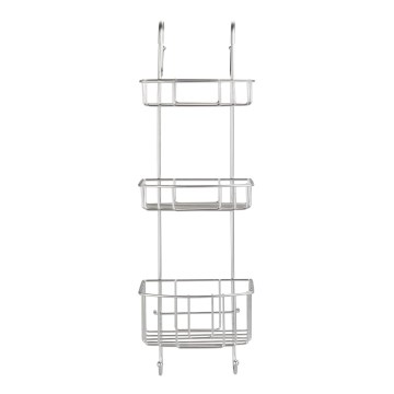 WENKO 24422100 - Polica OLESI 22,5x70 cm nerjaveče jeklo/srebrna