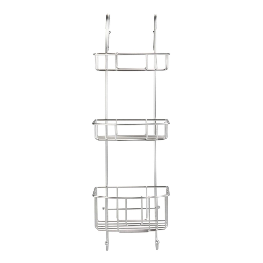 WENKO 24422100 - Polica OLESI 22,5x70 cm nerjaveče jeklo/srebrna