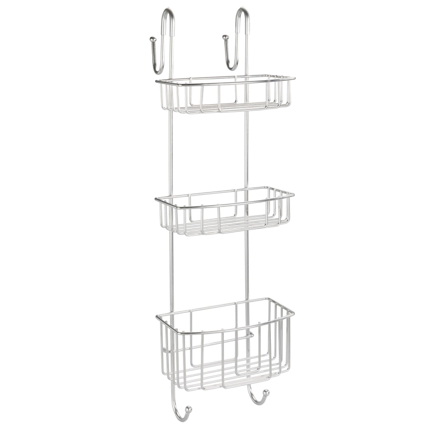 WENKO 24422100 - Polica OLESI 22,5x70 cm nerjaveče jeklo/srebrna