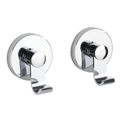 WENKO 24466100-kavelj VACUUM-LOC 6x7 cm sijajni krom