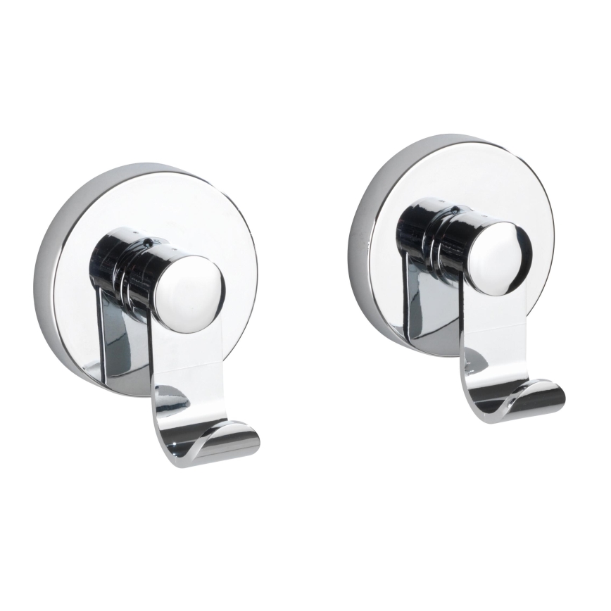 WENKO 24466100-kavelj VACUUM-LOC 6x7 cm sijajni krom