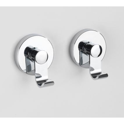 WENKO 24466100-kavelj VACUUM-LOC 6x7 cm sijajni krom