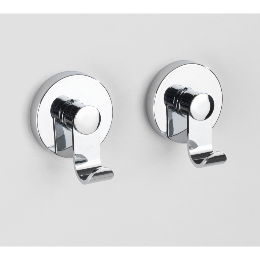 WENKO 24466100-kavelj VACUUM-LOC 6x7 cm sijajni krom