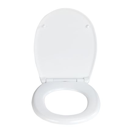 WENKO 24571100-WC toaletno sedalo VORNO NEO 46x37 cm bela/srebrna