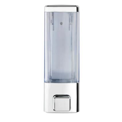 WENKO 24593100 - Dozator za tekoče milo ISTRES, 320 ml, sijajni krom/prozoren