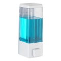WENKO 24594100-Dozator za milo ISTRES 320 ml bel/prozoren