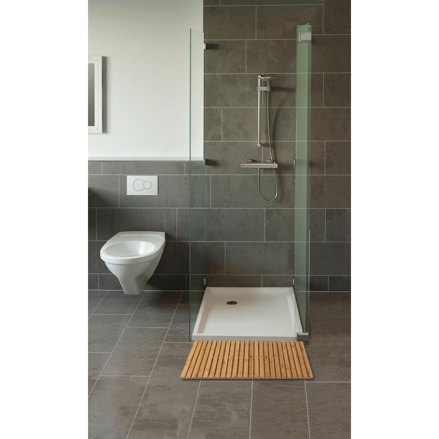 WENKO 24611100 - Predpražnik BAMBUSA 100 x 50 cm, rjav