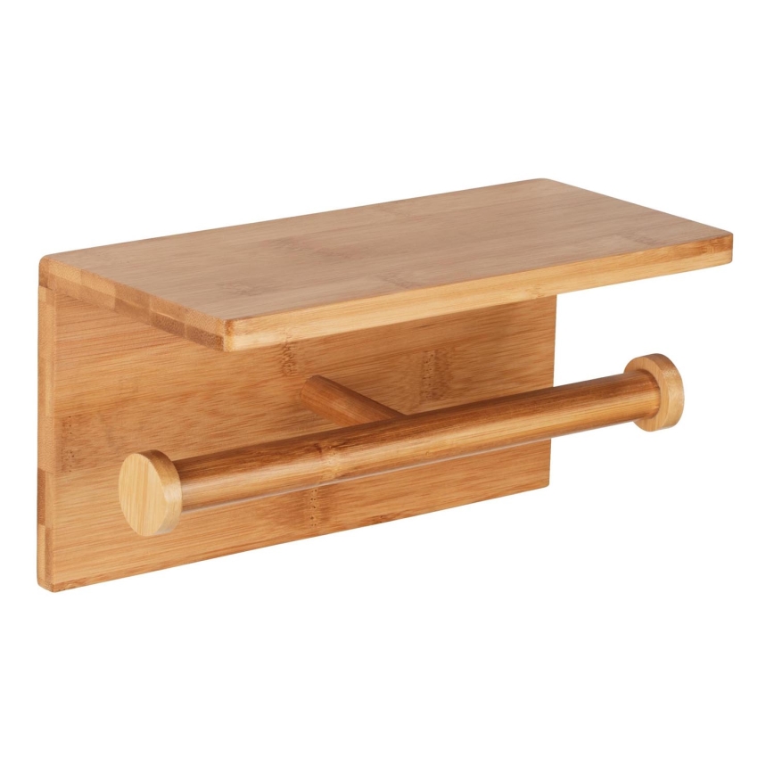 WENKO 24745100 - Držalo za toaletni papir BAMBUSA 25x13 cm rjavo