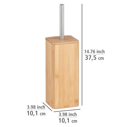 WENKO 24748100 - WC krtača BAMBUSA 10x37,5 cm rjava