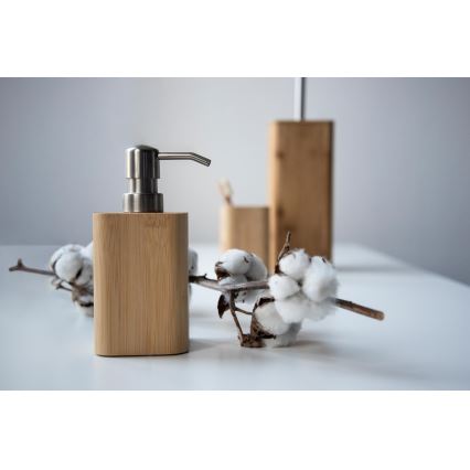 WENKO 24748100 - WC krtača BAMBUSA 10x37,5 cm rjava