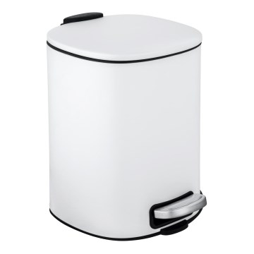 WENKO 24779100 - Koš ALASSIO 20,5x27 cm bela/črna