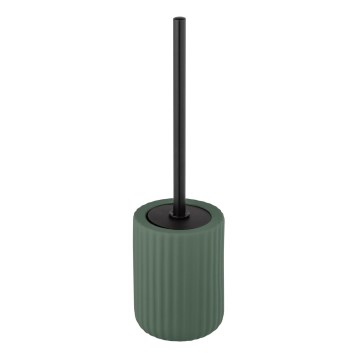 WENKO 24808100 - WC krtača BELLUNO 11,5 x 42 cm, zelena/črna
