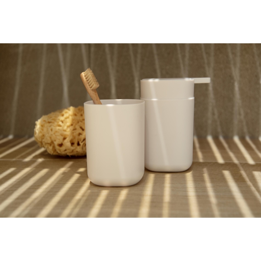 WENKO 24829100 - Dozator za tekoče milo DAVOS 350 ml, bel