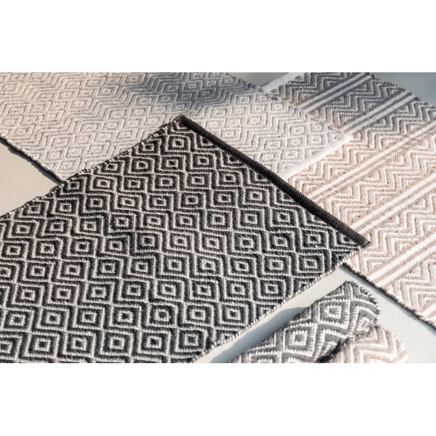 WENKO 24868100-Kopalna preproga SHAKI 50x80 cm bež/bela