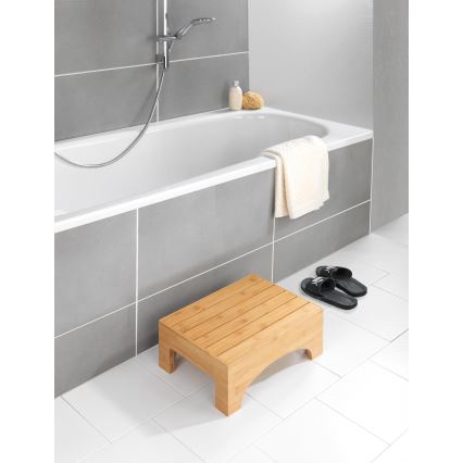 WENKO 24870100 - Stolček BAMBUSA 40x30 cm rjav