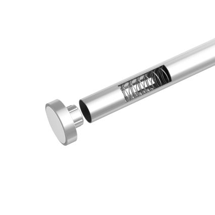 WENKO 24888100 - Tuš palica LUZ 185x2,8 cm nerjavno jeklo/sijajni krom