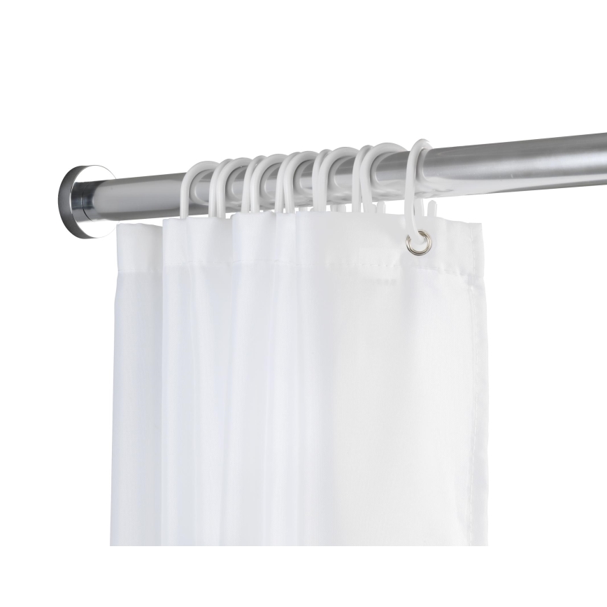 WENKO 24888100 - Tuš palica LUZ 185x2,8 cm nerjavno jeklo/sijajni krom