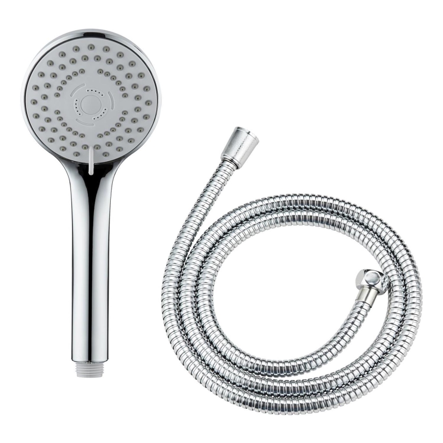 WENKO 24918100 - tuš glava BASIC LINE 9,5x9,5 cm sijajni krom/srebrna