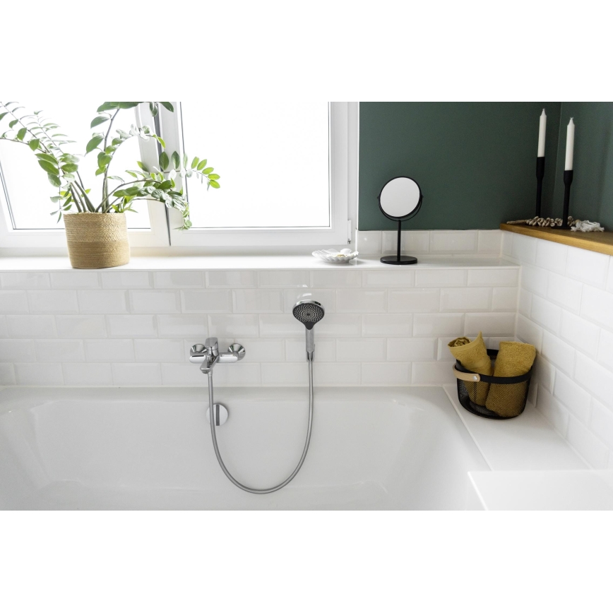 WENKO 24921100 - Tušna glava WATERSAVING SYSTEM 12x12 cm sijajni krom/siva