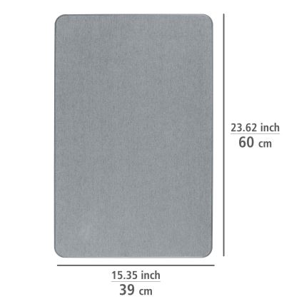 WENKO 24936100-Preproga SIMI 39x60 cm siva