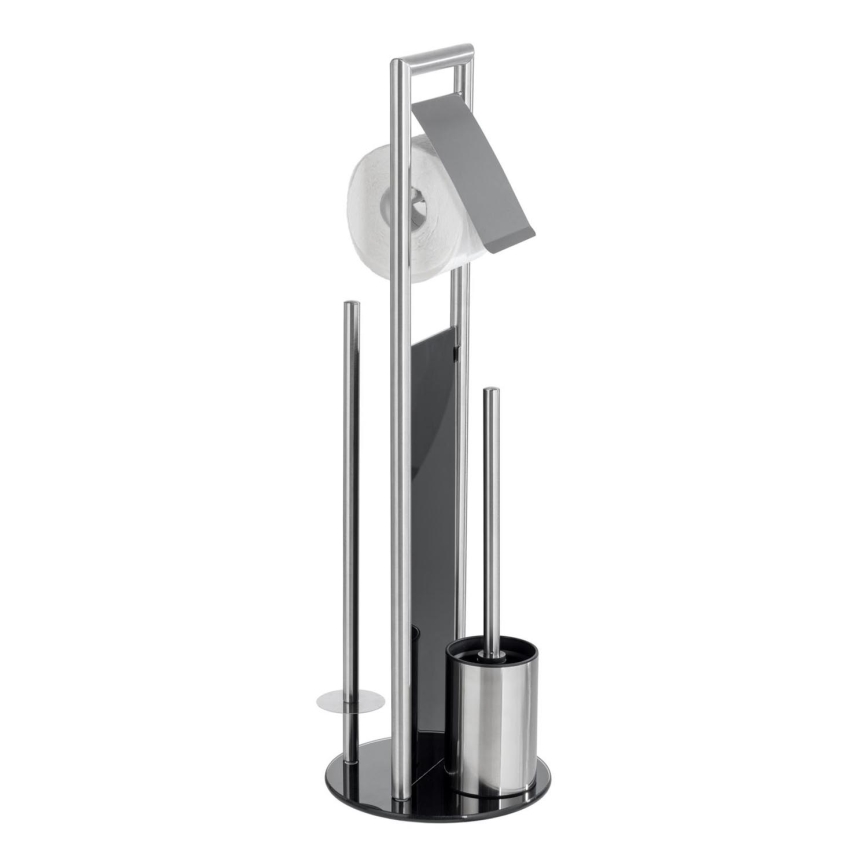 WENKO 24981800 - Set za WC RAVINA 20 x 70 cm, iz nerjavečega jekla, srebrne barve