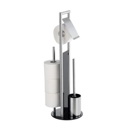 WENKO 24981800 - Set za WC RAVINA 20 x 70 cm, iz nerjavečega jekla, srebrne barve