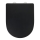 WENKO 24989100-WC WC-sedež EXCLUSIVE 36,5 x 45 cm črna/srebrna