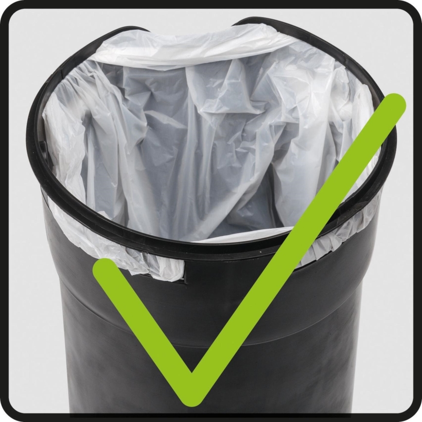 WENKO 25155100 - Koš za odpadke LEMAN 17x25 cm roza/črna