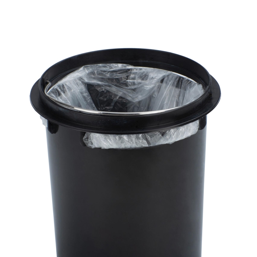 WENKO 25155100 - Koš za odpadke LEMAN 17x25 cm roza/črna