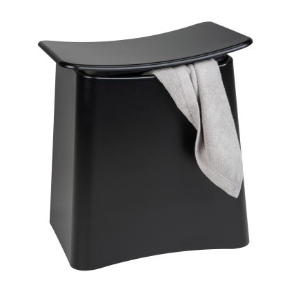 WENKO 25157100 - Stolček WING 45x48 cm črne barve