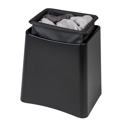 WENKO 25157100 - Stolček WING 45x48 cm črne barve