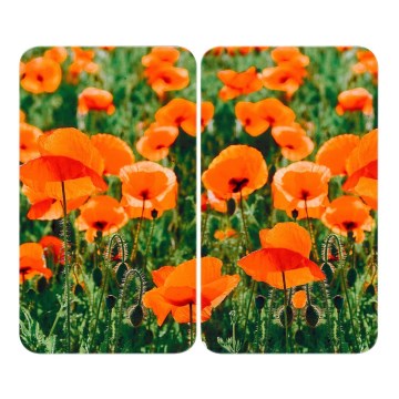 WENKO 2521434500-pokrovna plošča ABDECKPLATTE - cvet/rastlina 30x52 cm večbarvna