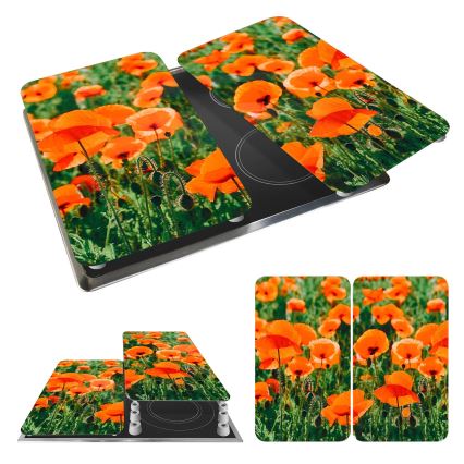 WENKO 2521434500-pokrovna plošča ABDECKPLATTE - cvet/rastlina 30x52 cm večbarvna