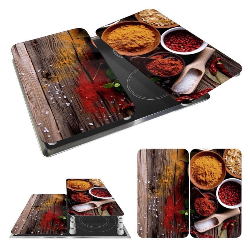 WENKO 2521467100 - Pokrov za desko 30x52 cm večbarven/siv/prozoren