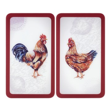 WENKO 2521471500 - Pokrovna plošča GRAFIKA 30x52 cm, večbarvna