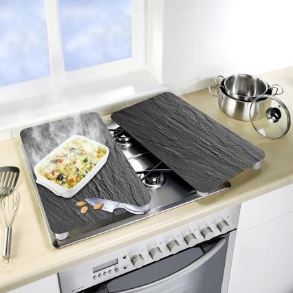 WENKO 2521499800 - Pokrovne plošče SLATE 52x40 cm večbarvne/sive/prozorne