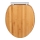 WENKO 25224100 - WC sedež BAMBOUSA 34,5x40,5 cm rjav/srebrn