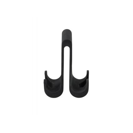 WENKO 25229100-Kavelj VERNA DUO 5x9,5 cm črn