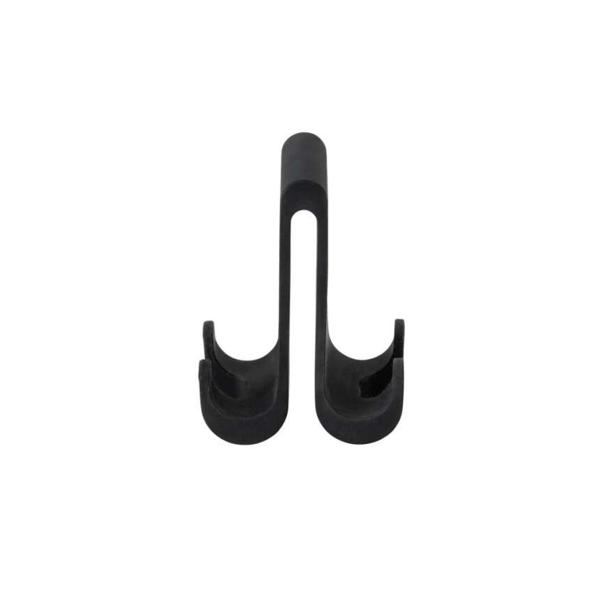 WENKO 25229100-Kavelj VERNA DUO 5x9,5 cm črn