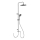WENKO 25310100 - Komplet prhe WATERSAVING SYSTEM, nerjaveče jeklo/sijajni krom
