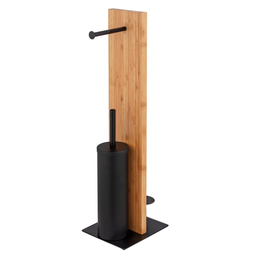 WENKO 25376100 - WC komplet LESINA 18x69 cm rjava/črna