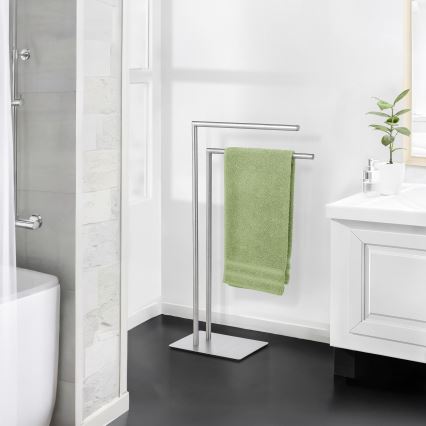 WENKO 25379100 - Stojalo za brisače RECCO 48x80,5 cm saten