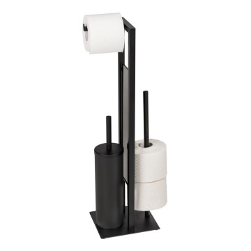 WENKO 25400100 - WC krtača RIVALTA 18x70 cm črna