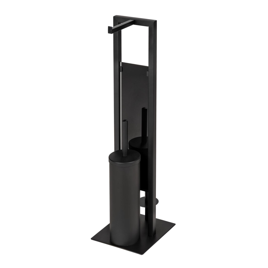 WENKO 25400100 - WC krtača RIVALTA 18x70 cm črna