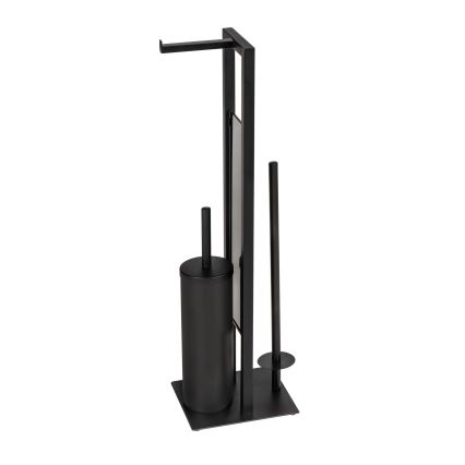 WENKO 25400100 - WC krtača RIVALTA 18x70 cm črna