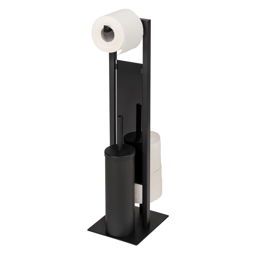 WENKO 25400100 - WC krtača RIVALTA 18x70 cm črna