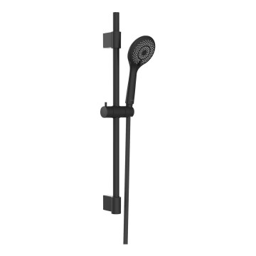WENKO 25453100 - Komplet za tuš sistem varčevanja z vodo 70 cm črna