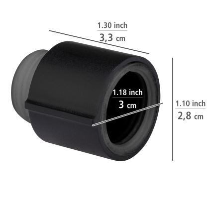 WENKO 25481100 – Regulator WATERSAVING SYSTEM 12,7 mm, črn